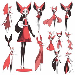 Create an original character inspired by Hazbin Hotel