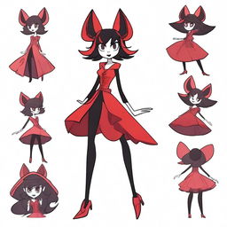 Create an original character inspired by Hazbin Hotel