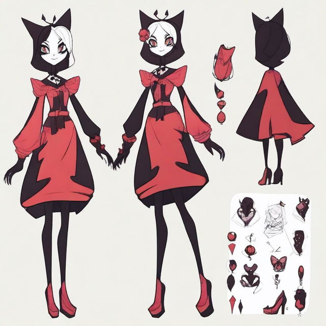 Create an original character inspired by Hazbin Hotel