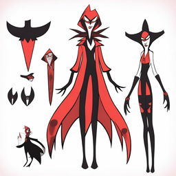 Create an original character inspired by Hazbin Hotel