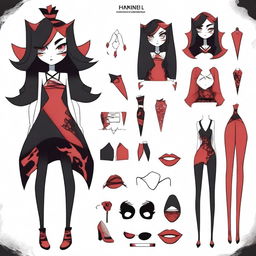 Create an original character inspired by Hazbin Hotel