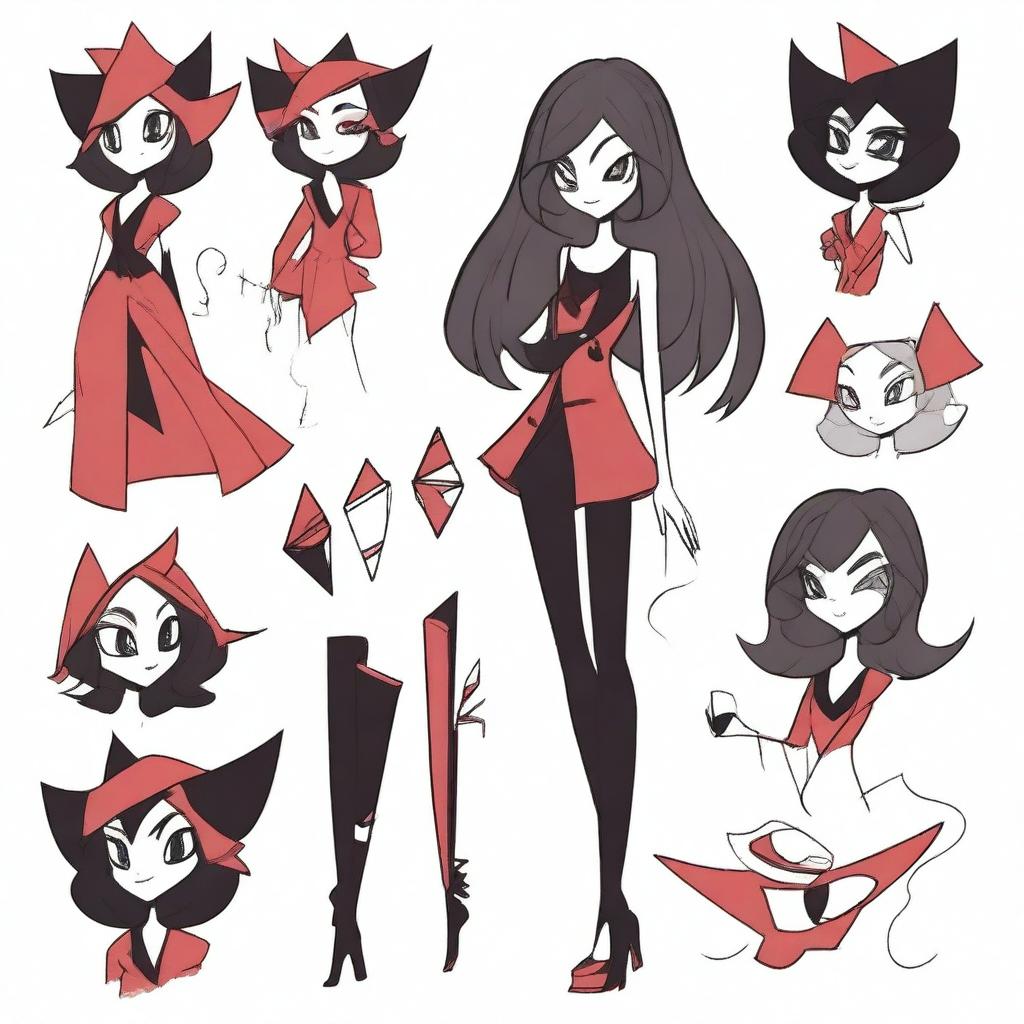 Create an original character inspired by Hazbin Hotel