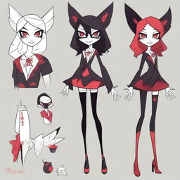 Create an original character inspired by Hazbin Hotel