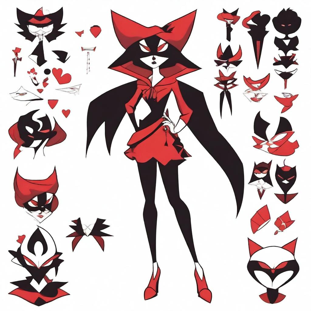 Create an original character inspired by Hazbin Hotel