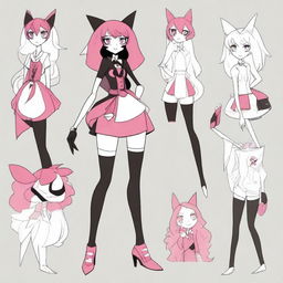 Create an original character inspired by Hazbin Hotel