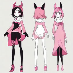 Create an original character inspired by Hazbin Hotel