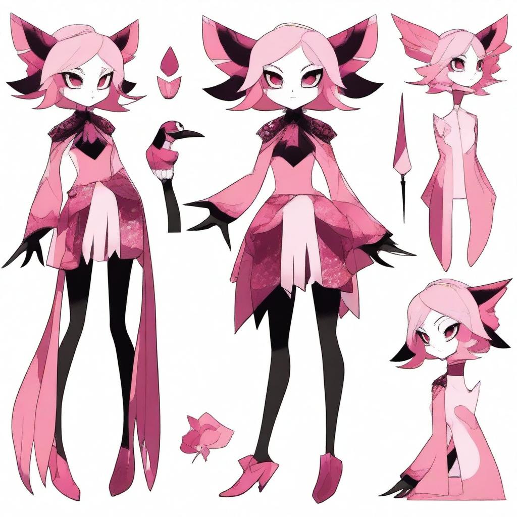 Create an original character inspired by Hazbin Hotel