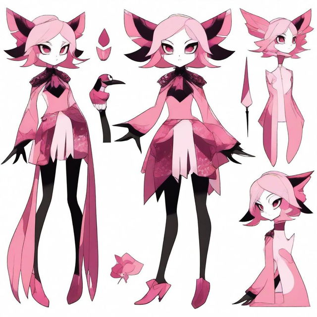 Create an original character inspired by Hazbin Hotel