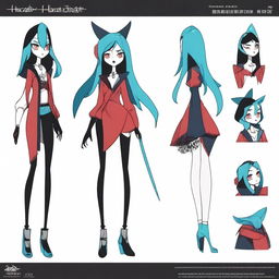 Create an original character inspired by Hazbin Hotel