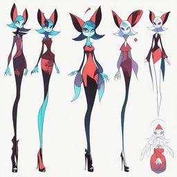 Create an original character inspired by Hazbin Hotel