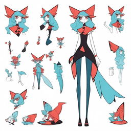 Create an original character inspired by Hazbin Hotel