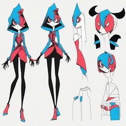 Create an original character inspired by Hazbin Hotel