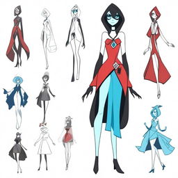 Create an original character inspired by Hazbin Hotel