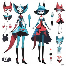 Create an original character inspired by Hazbin Hotel