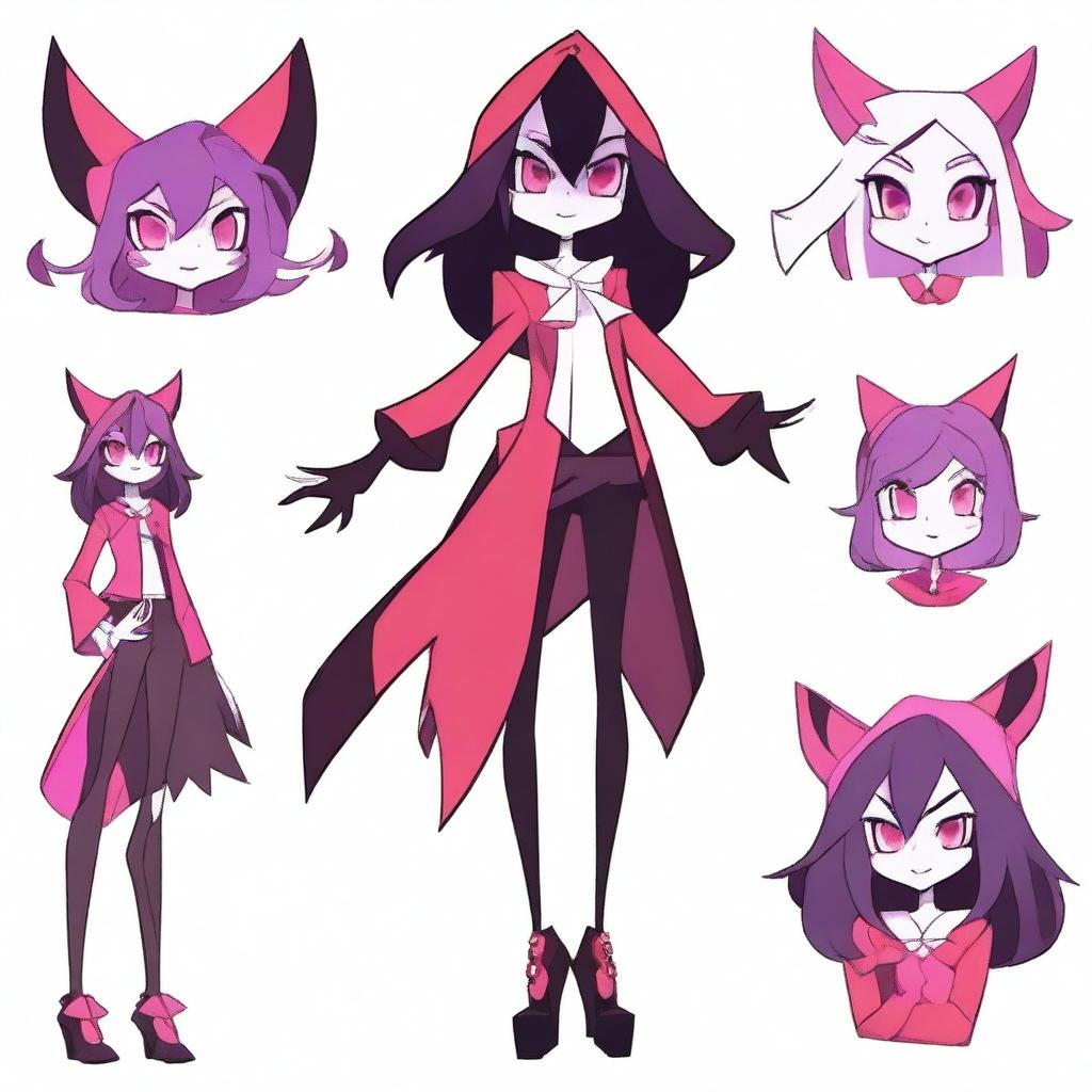 Create an original character inspired by Hazbin Hotel