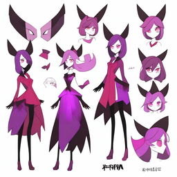 Create an original character inspired by Hazbin Hotel