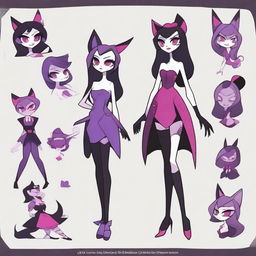 Create an original character inspired by Hazbin Hotel