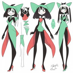 Create an original character inspired by Hazbin Hotel