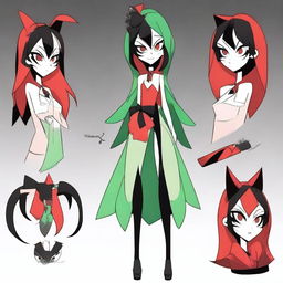 Create an original character inspired by Hazbin Hotel