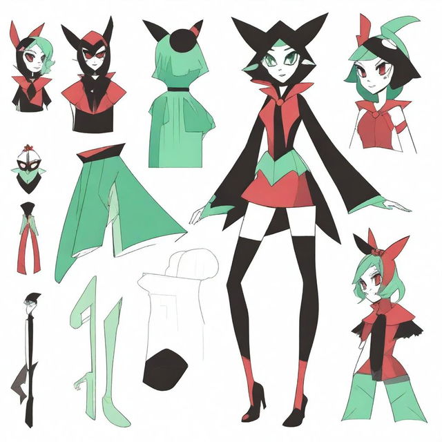 Create an original character inspired by Hazbin Hotel