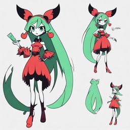 Create an original character inspired by Hazbin Hotel