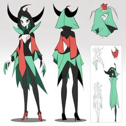 Create an original character inspired by Hazbin Hotel