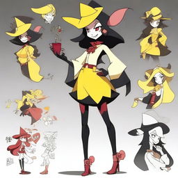 Create an original character inspired by Hazbin Hotel