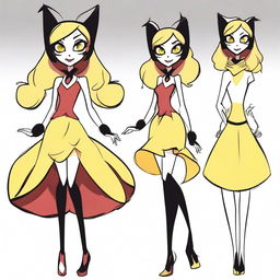 Create an original character inspired by Hazbin Hotel