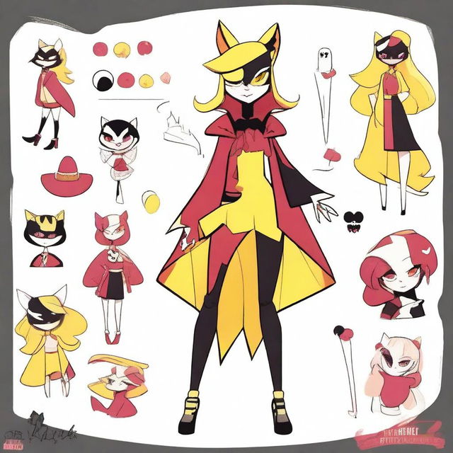 Create an original character inspired by Hazbin Hotel