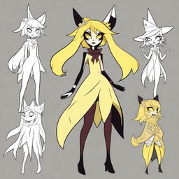 Create an original character inspired by Hazbin Hotel