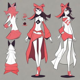 Create an original character inspired by Hazbin Hotel