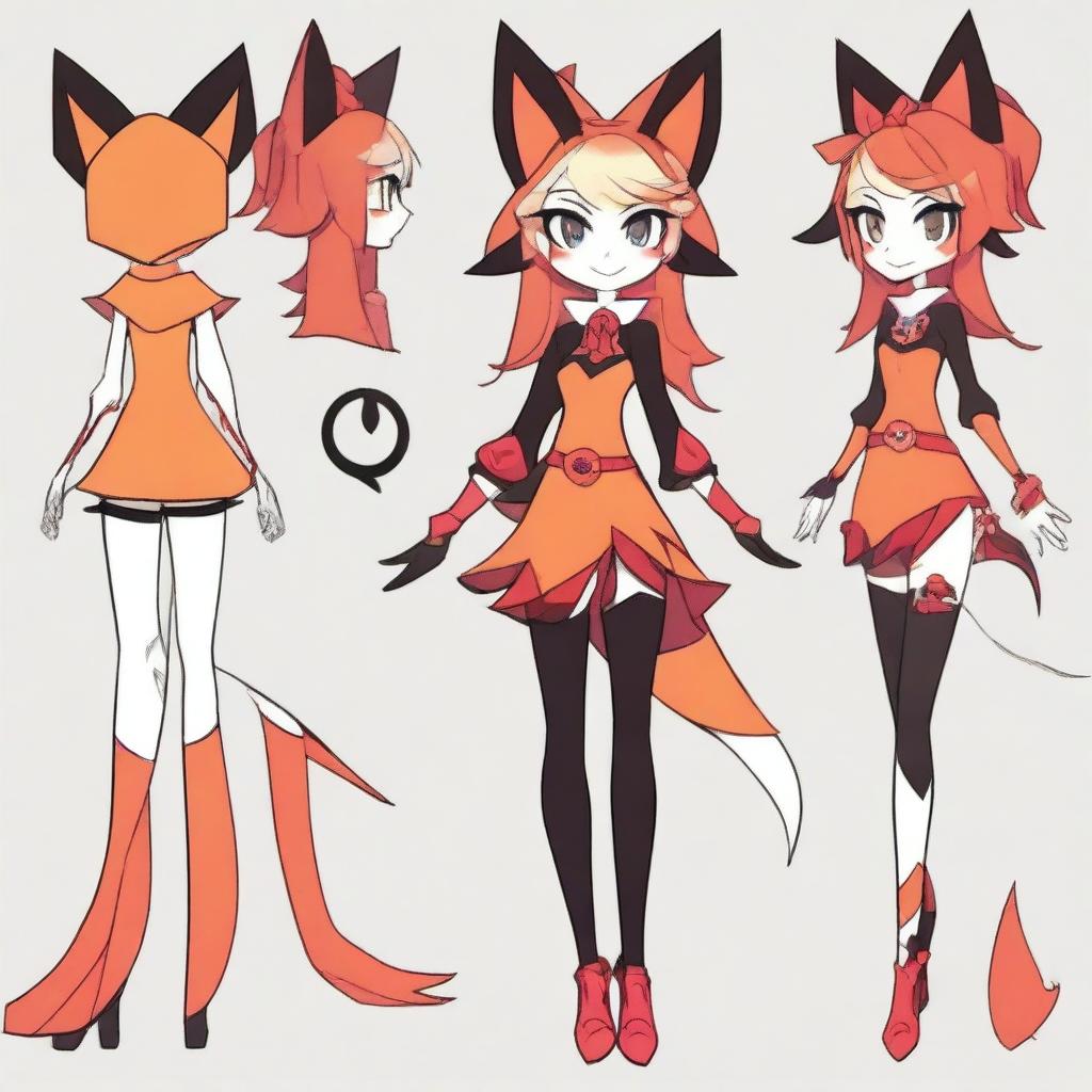 Create an original character inspired by Hazbin Hotel