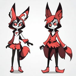 Create an original character inspired by Hazbin Hotel