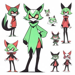 Create an original character inspired by Hazbin Hotel