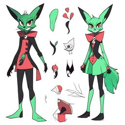 Create an original character inspired by Hazbin Hotel