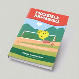 Design a book cover for a pickleball romance novel