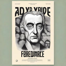 Create a poster for the book 'Ferdydurke' by Witold Gombrowicz