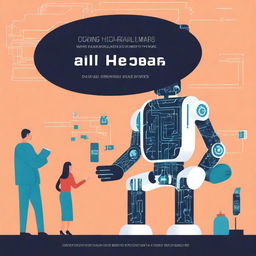 A book cover for a guide on using artificial intelligence to find jobs