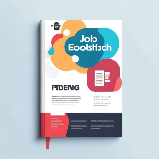 Create an ebook cover for a book about finding jobs using AI methods