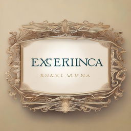 A highly detailed and elegant image featuring the word 'EXCELENCIA' in a sophisticated and stylish font