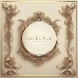 A highly detailed and elegant image featuring the word 'EXCELENCIA' in a sophisticated and stylish font