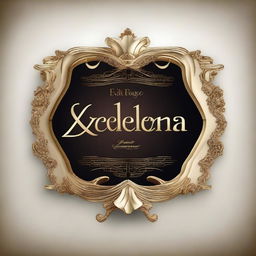 A highly detailed and elegant image featuring the word 'EXCELENCIA' in a sophisticated and stylish font