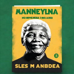 Create a cover for a Portuguese school project about the book 'O Menino Nelson Mandela'