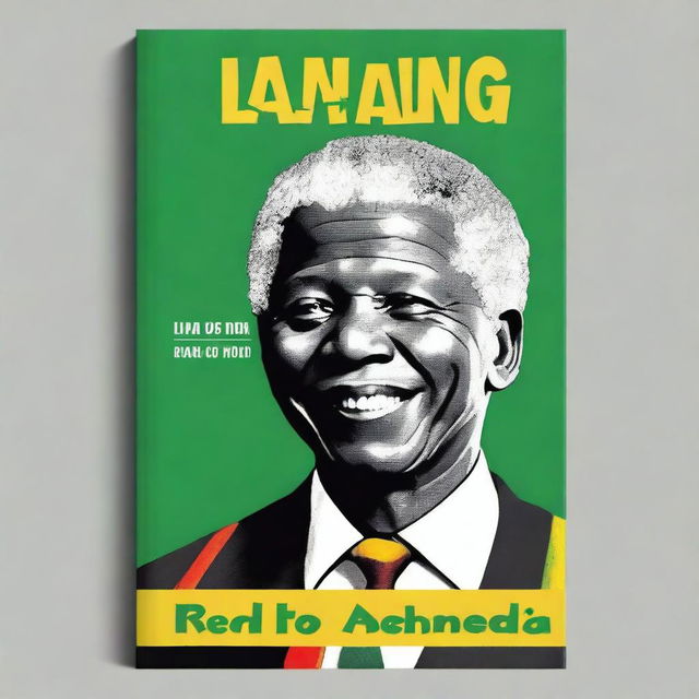 Create a cover for a Portuguese school project about the book 'O Menino Nelson Mandela'