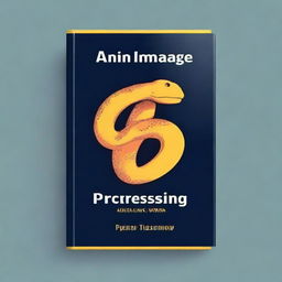 A book cover design for an image processing with Python book