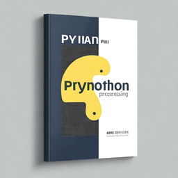 A book cover design for an 'Image Processing with Python' book