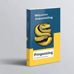 Design a book cover for a book titled 'Image Processing with Python'