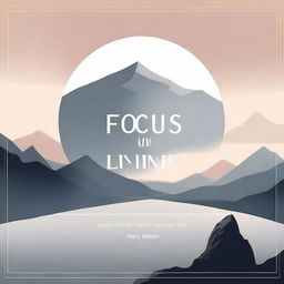 A motivational poster featuring the phrase 'Focus and go