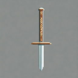 Create a pixel art image of a sword in PNG format