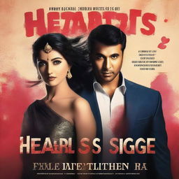 Design a captivating cover for 'Hearts Under Siege,' a romantic thriller set in Maharashtra